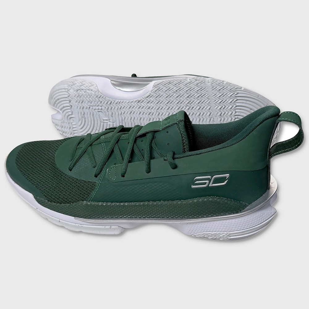 Under Armour Curry Team 7 Basketball Shoes - NEW Mens 11 Green - #49467-FLR